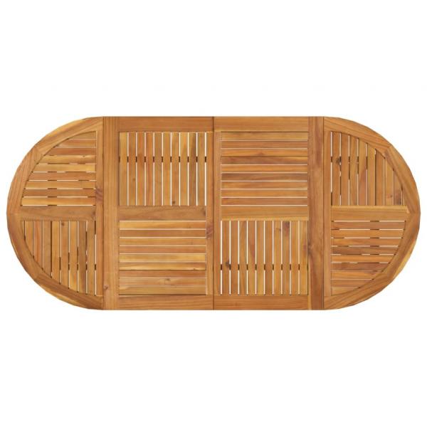 Gartentisch 200x90x75 cm Massivholz Akazie