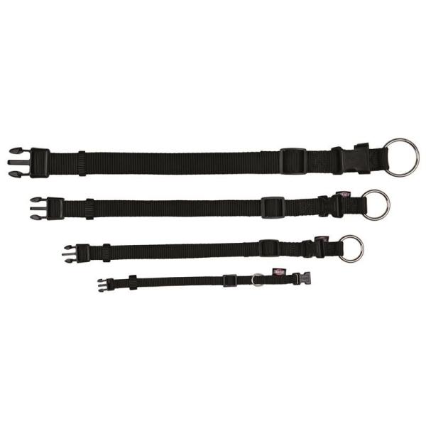 ARDEBO.de Trixie Premium Halsband schwarz XXS-XS 15 - 25 cm / 10 mm