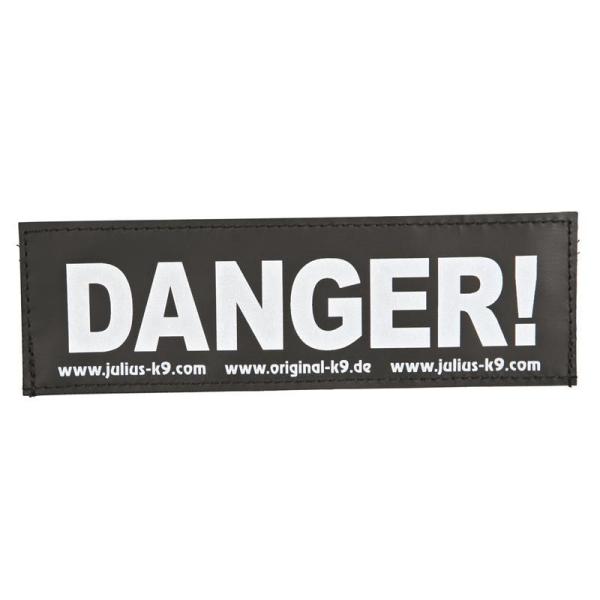 ARDEBO.de Julius-K9 Klettsticker S Danger!