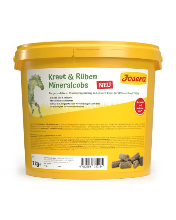 ARDEBO.de Josera Pferd Kraut & Rüben Mineralcobs 3 kg