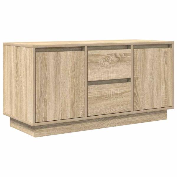 TV-Schrank mit LED-Leuchten Sonoma-Eiche 100x41x50 cm