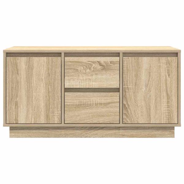 TV-Schrank mit LED-Leuchten Sonoma-Eiche 100x41x50 cm