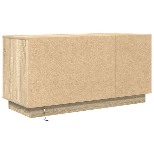 TV-Schrank mit LED-Leuchten Sonoma-Eiche 100x41x50 cm