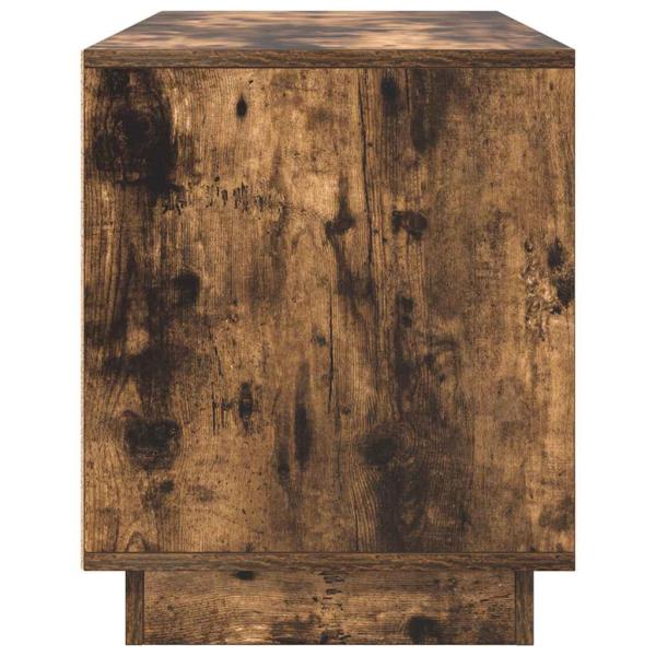 TV-Schrank mit LED-Leuchten Räuchereiche 100x41x50 cm