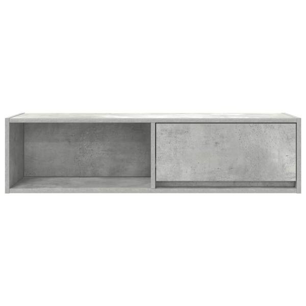 TV-Schränke 2 Stk. Betongrau 100x31x25,5 cm Holzwerkstoff