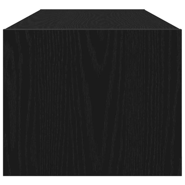 ARDEBO.de - TV-Schränke 2 Stk. Schwarz Eichen-Optik 100x31x25,5 cm