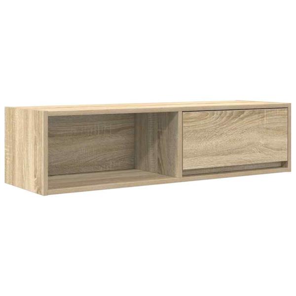 TV-Schränke 2 Stk. Sonoma-Eiche 100x31x25,5 cm Holzwerkstoff
