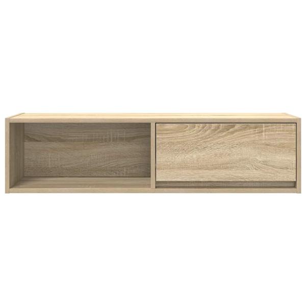 TV-Schränke 2 Stk. Sonoma-Eiche 100x31x25,5 cm Holzwerkstoff