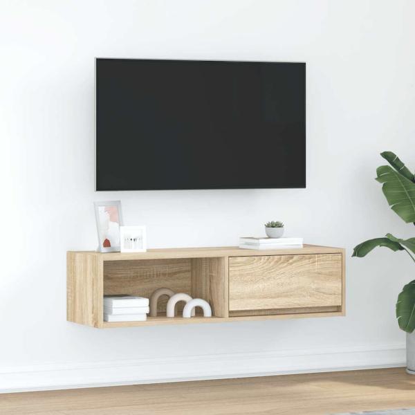 ARDEBO.de - TV-Schrank Sonoma-Eiche 100x31x25,5 cm Holzwerkstoff