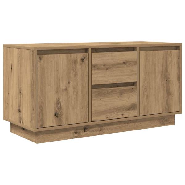 TV-Schrank mit LED-Leuchten Artisan-Eiche 100x41x50 cm