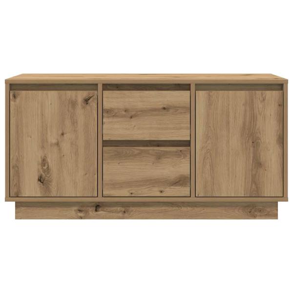 TV-Schrank mit LED-Leuchten Artisan-Eiche 100x41x50 cm