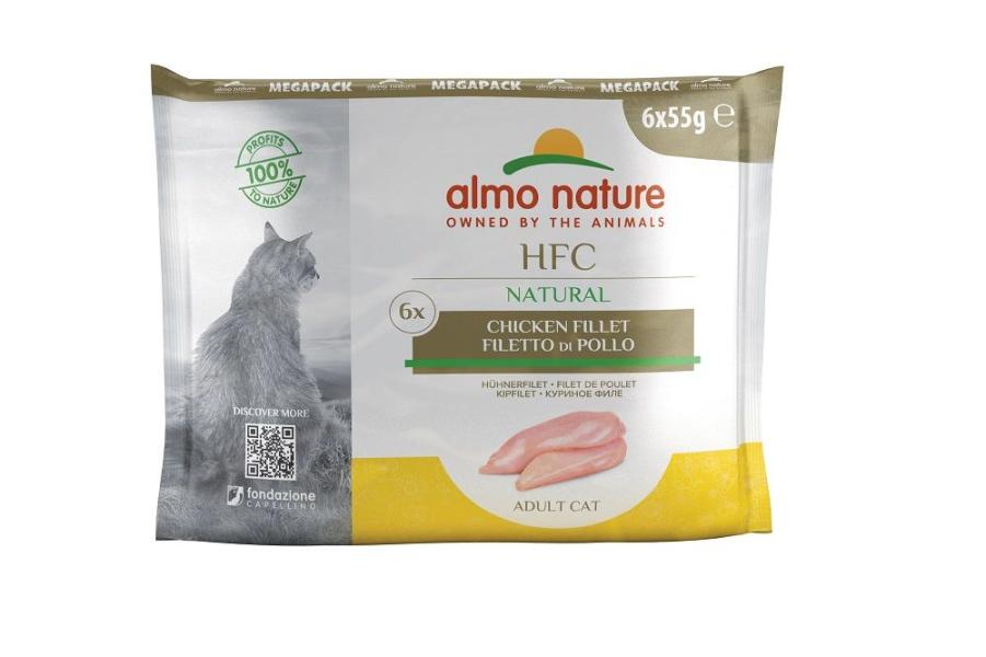 ARDEBO.de Almo Nature HFC Natural Hühnerfilet  6x55 g