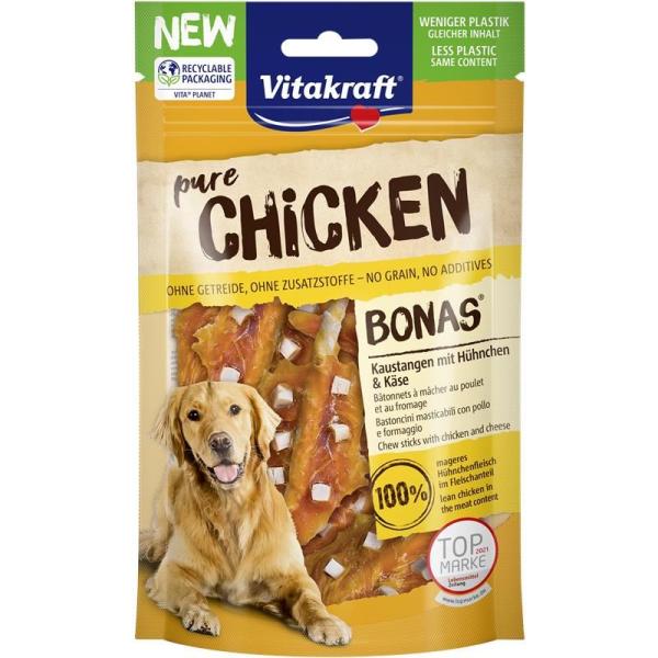ARDEBO.de Vitakraft Chicken Bonas Kaustange Huhn & Käse 80 g