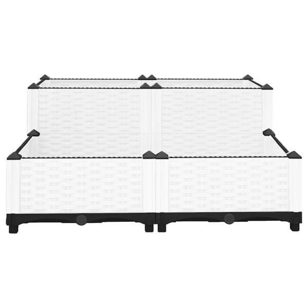 Hochbeet 80x80x38 cm Polypropylen