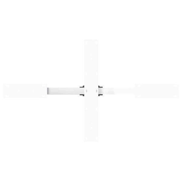 Couchtischbein in Spinnenform Weiß 98x58x(42-43) cm Stahl