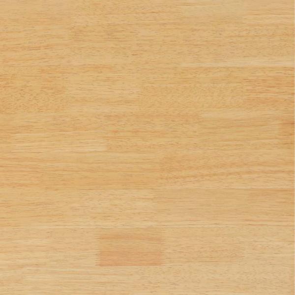 Barhocker 2 Stk. Natur Massivholz Gummibaum