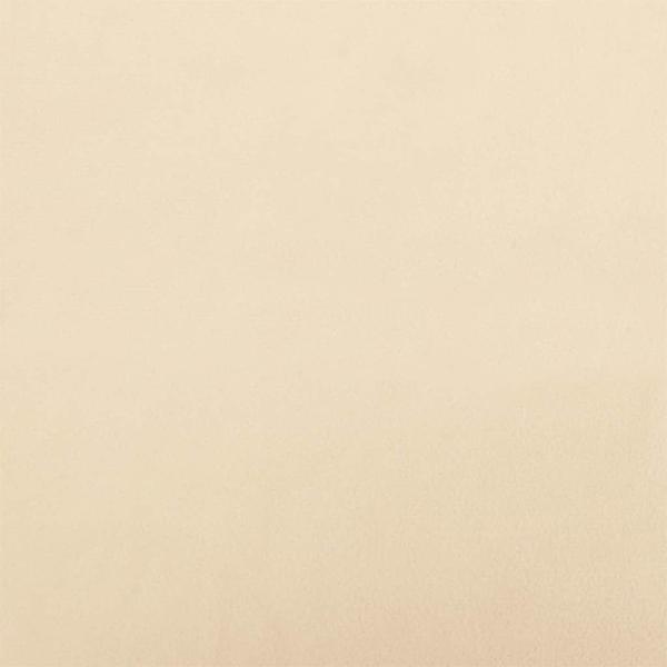 Schlafsofa 2-Sitzer Creme Samt