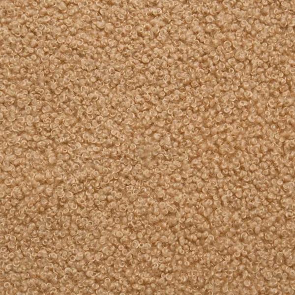 Sessel Beige 55 cm Stoff in Lammwolloptik