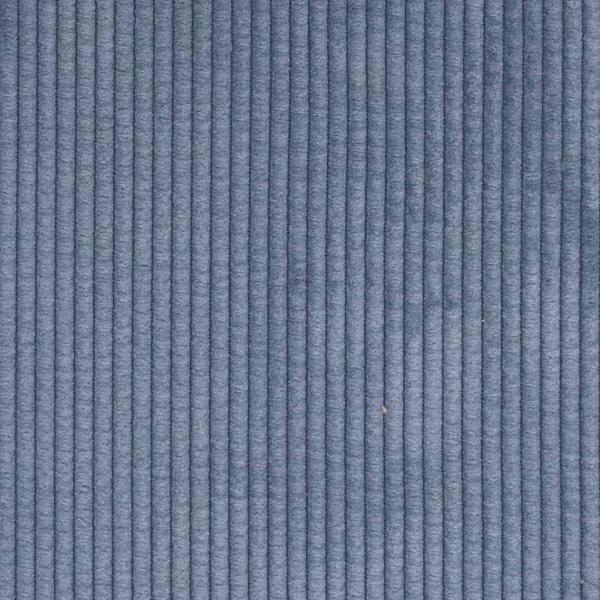 2-Sitzer-Sofa mit Chaiselongue L-Form Blau 125 cm Leinen