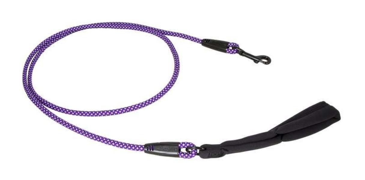 ARDEBO.de Hurtta Dazzle Seil-Leine violett, 150cm*8mm
