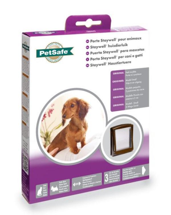 PetSafe 2-Wege Haustiertür Original S braun