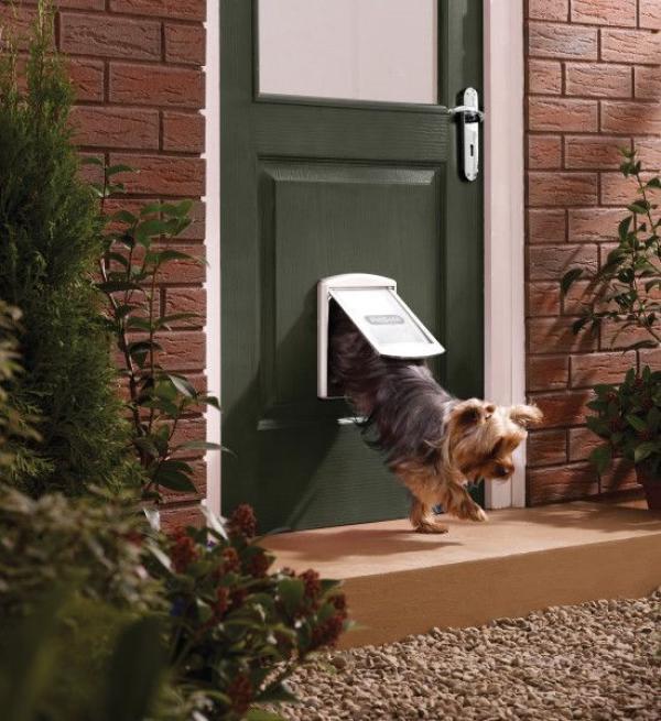 PetSafe 2-Wege Haustiertür Original S weiß