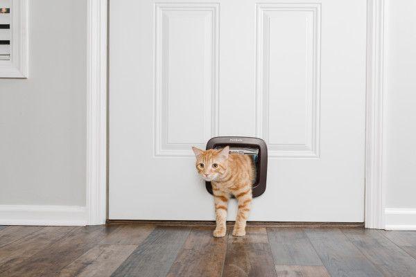 PetSafe Katzenklappe mit manueller Verriegelung braun