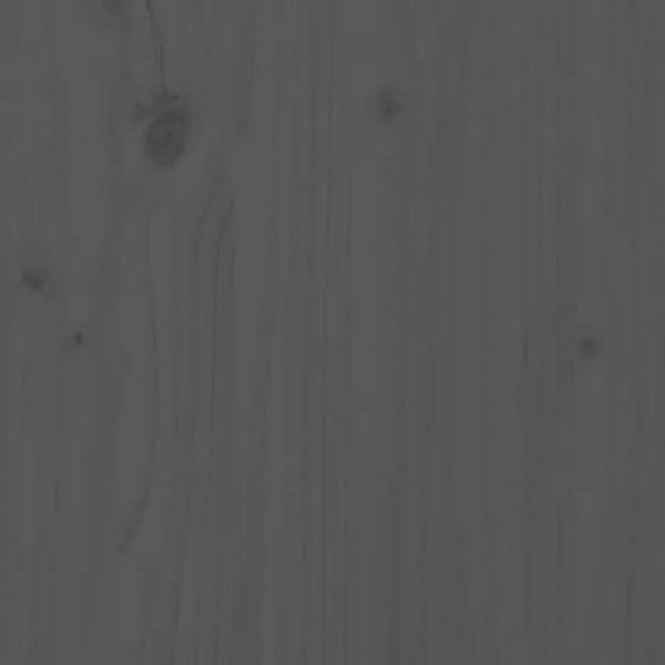 Wandschrank Grau 100x30x35 cm Massivholz Kiefer