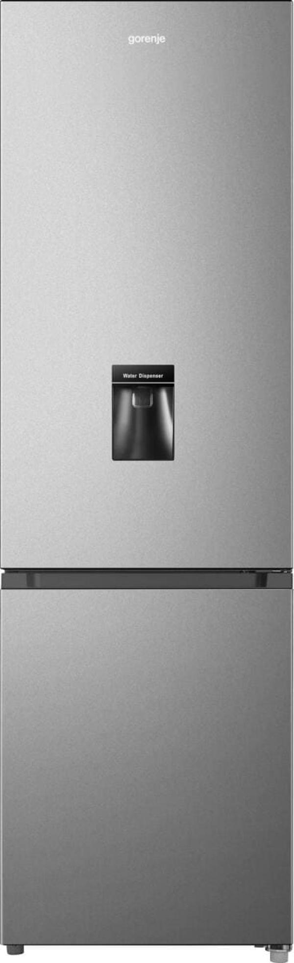 ARDEBO.de Gorenje RK418CPS4WD G200 Stand Kühl-Gefrierkombination, 55 cm breit, 268 L, mit Wasserspender, InvertorCompressor, LEDLight, EggTray, Edelstahl (20015148)