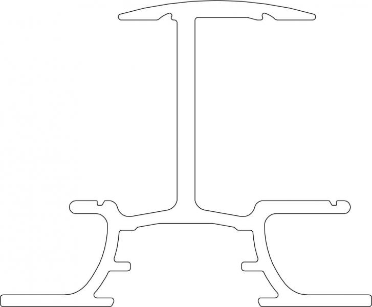 K2 Systems InsertionRail 2.0 - 40, Länge 570 cm, Aluminium, schwarz (2004335)