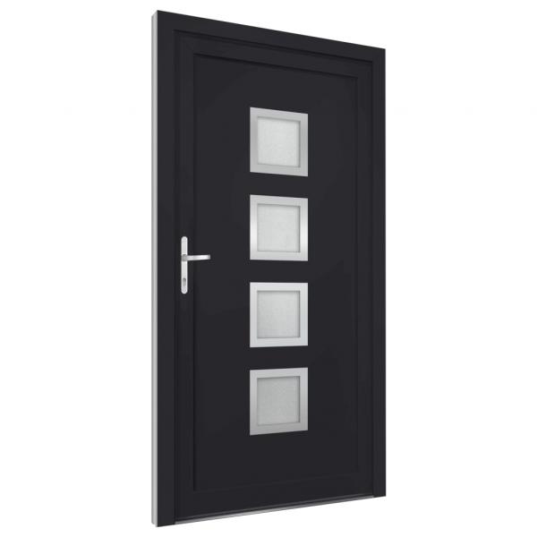 Haustür Anthrazit 108x208 cm PVC