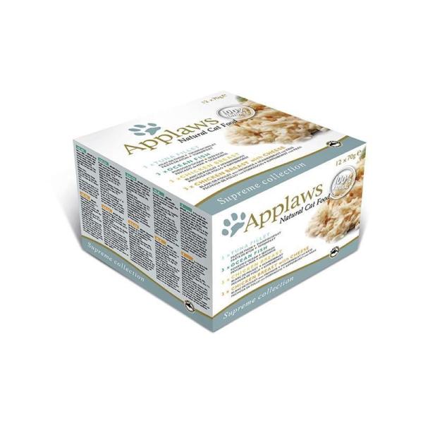 ARDEBO.de Applaws Cat Nassfutter Dose MP Supreme Selection 12x70g