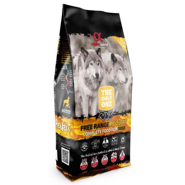 ARDEBO.de alpha spirit Dog The Only One Freiland-Geflügel 12kg