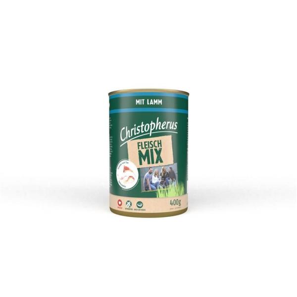 ARDEBO.de Christopherus Dose Fleischmix mit Lamm 400g