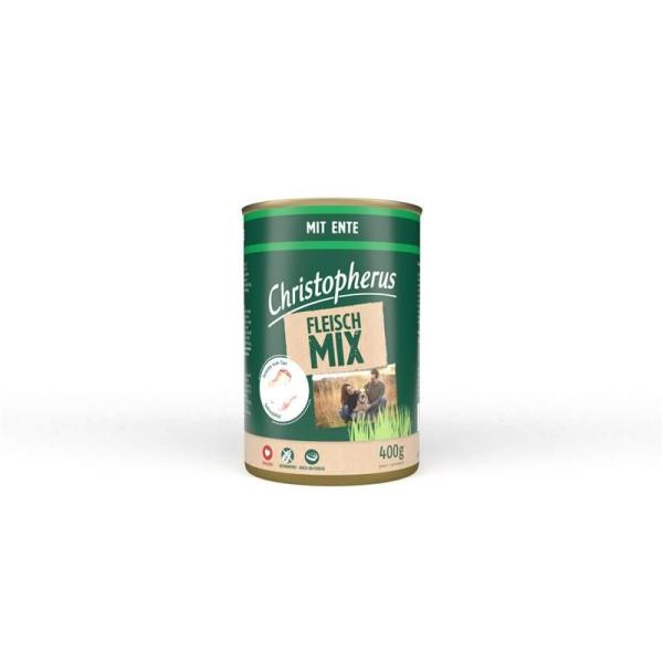 ARDEBO.de Christopherus Dose Fleischmix mit Ente 400g