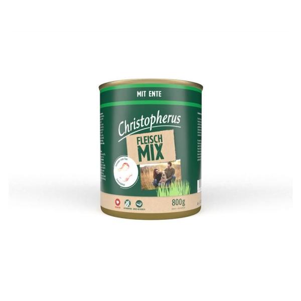 ARDEBO.de Christopherus Dose Fleischmix mit Ente 800g