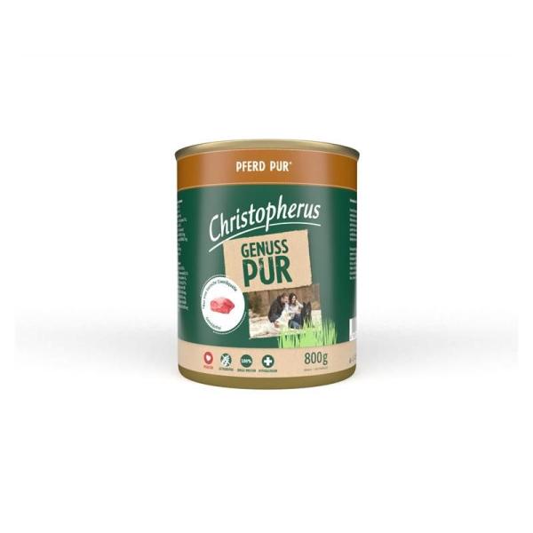 ARDEBO.de Christopherus Dose Pur Pferd 800g