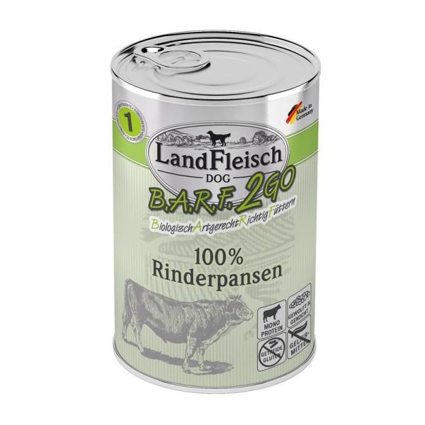 ARDEBO.de LandFleisch B.A.R.F.2GO 100 % aus Rinderpansen 400g