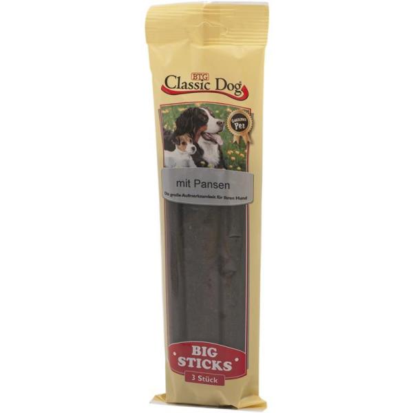 ARDEBO.de Classic Dog Snack Big Sticks mit Pansen 3er Pack