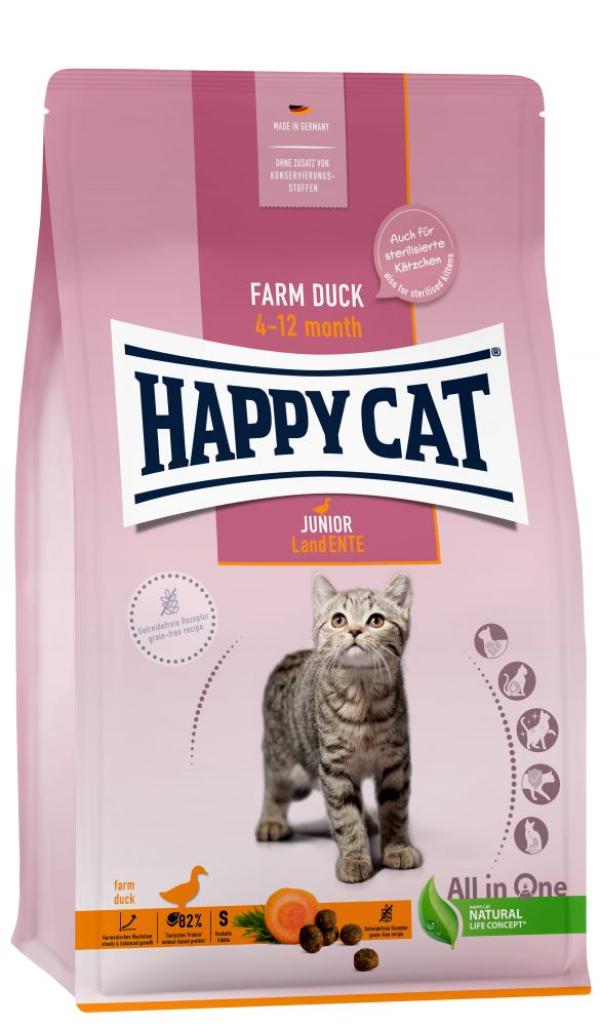 ARDEBO.de Happy Cat Young Junior Land Ente 1,3kg
