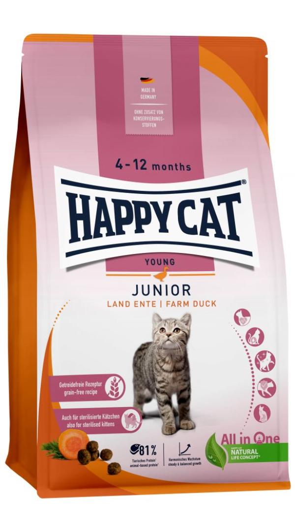 ARDEBO.de Happy Cat Young Junior Land Ente 4kg