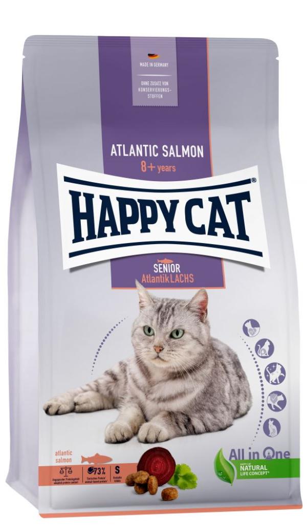 ARDEBO.de Happy Cat Senior Atlantik Lachs 300g