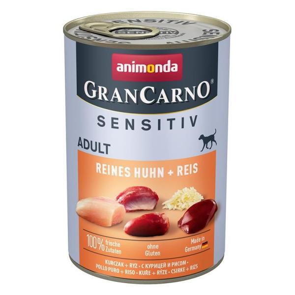 ARDEBO.de Animonda Dog GranCarno Adult Sensitive Reines Huhn & Reis 400g