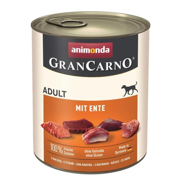 ARDEBO.de Animonda Dog GranCarno Adult mit Ente 800g