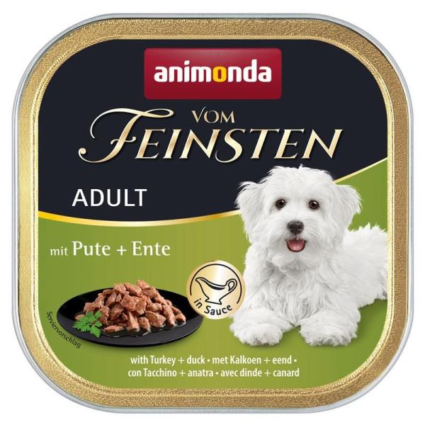 ARDEBO.de Animonda Dog vom Feinsten Adult mit Pute & Ente 150g