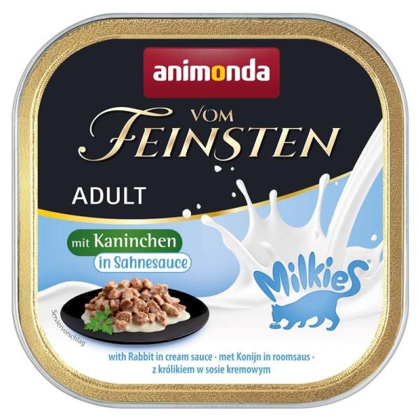 ARDEBO.de Animonda Cat vom Feinsten Adult Milkies Kaninchen in Sahnesauce 100g