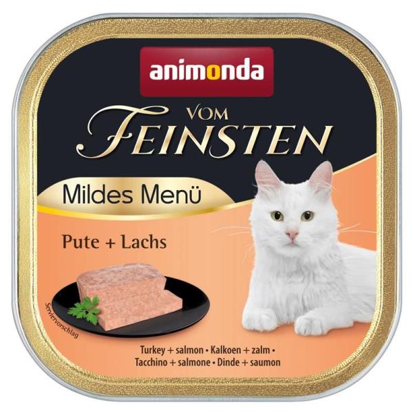 ARDEBO.de Animonda Cat vom Feinsten Mildes Menü Pute & Lachs 100g