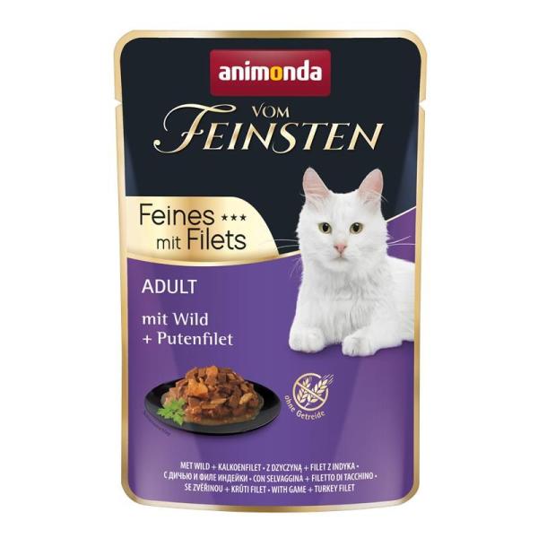 ARDEBO.de Animonda Cat vom Feinsten Adult Wild & Putenfilet 85g