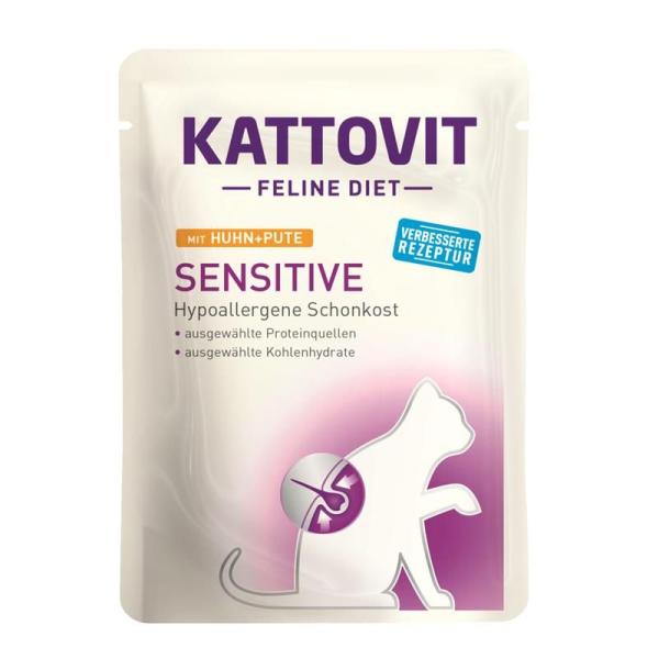 ARDEBO.de Kattovit PB Feline Diet Sensitive Huhn & Pute 85g