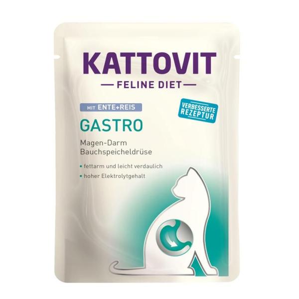 ARDEBO.de Kattovit PB Feline Diet Gastro Ente & Reis 85g
